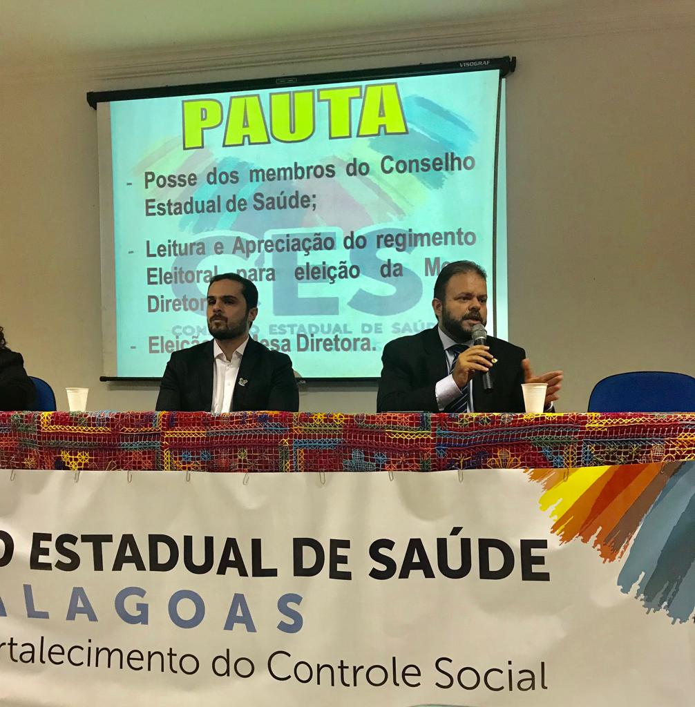 Deputado Léo Loureiro participa de posse do Conselho Estadual de Saúde