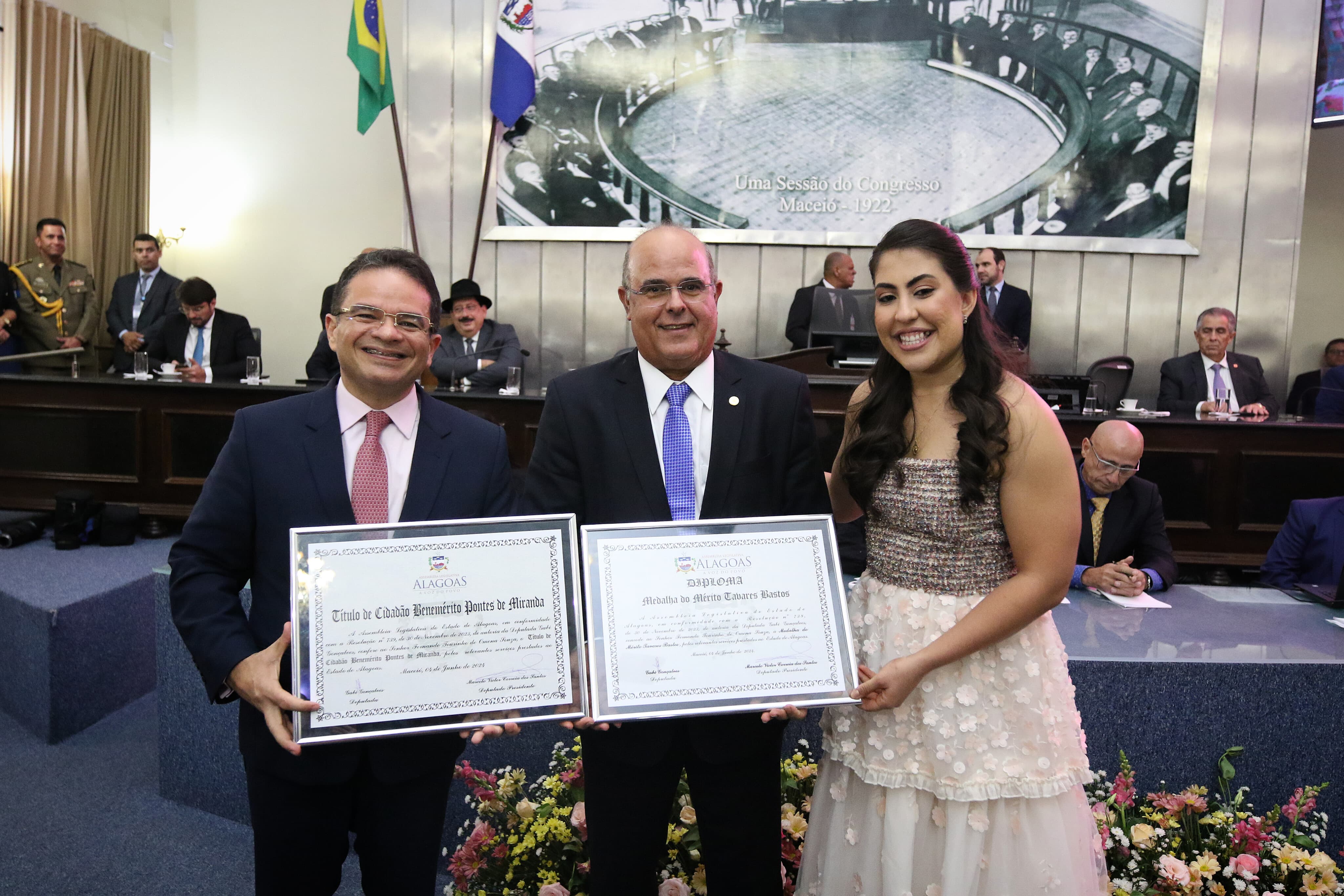 Presidente do Tribunal de Justiça é homenageado pelo Parlamento alagoano