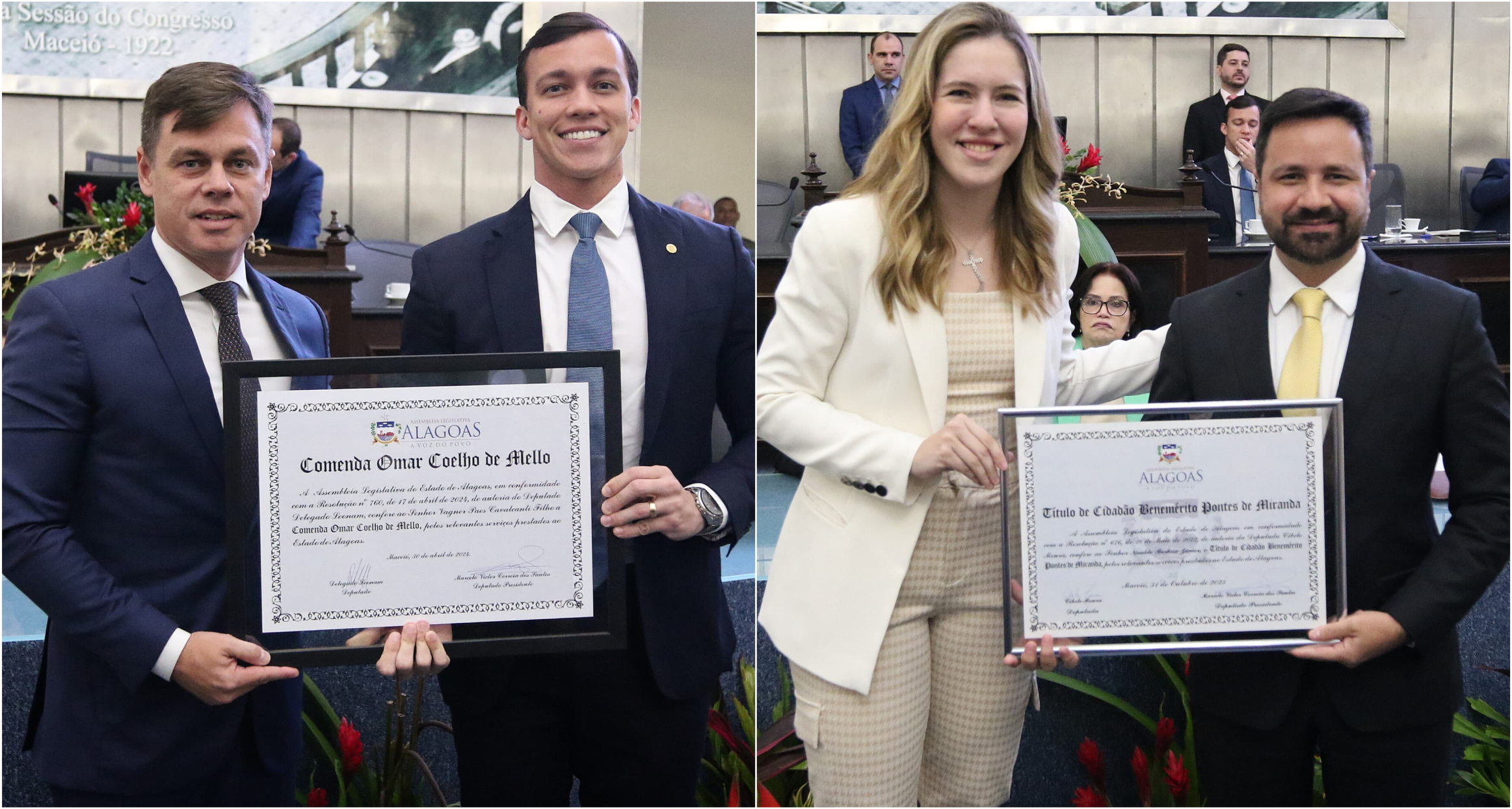 Presidentes da OAB são homenageados