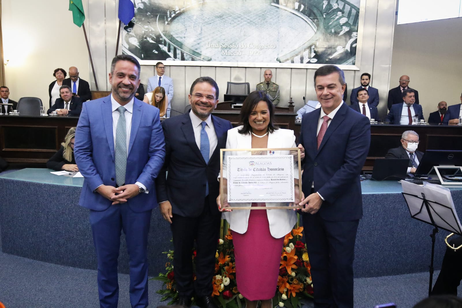 Secretária da Fazenda é agraciada com o título de Cidadã Honorária de Alagoas